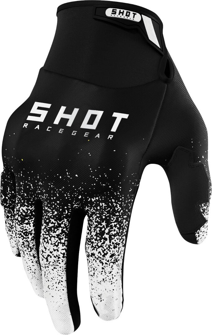 Shot Drift Edge Luvas de Motocross preto/branco 9 Figura 1
