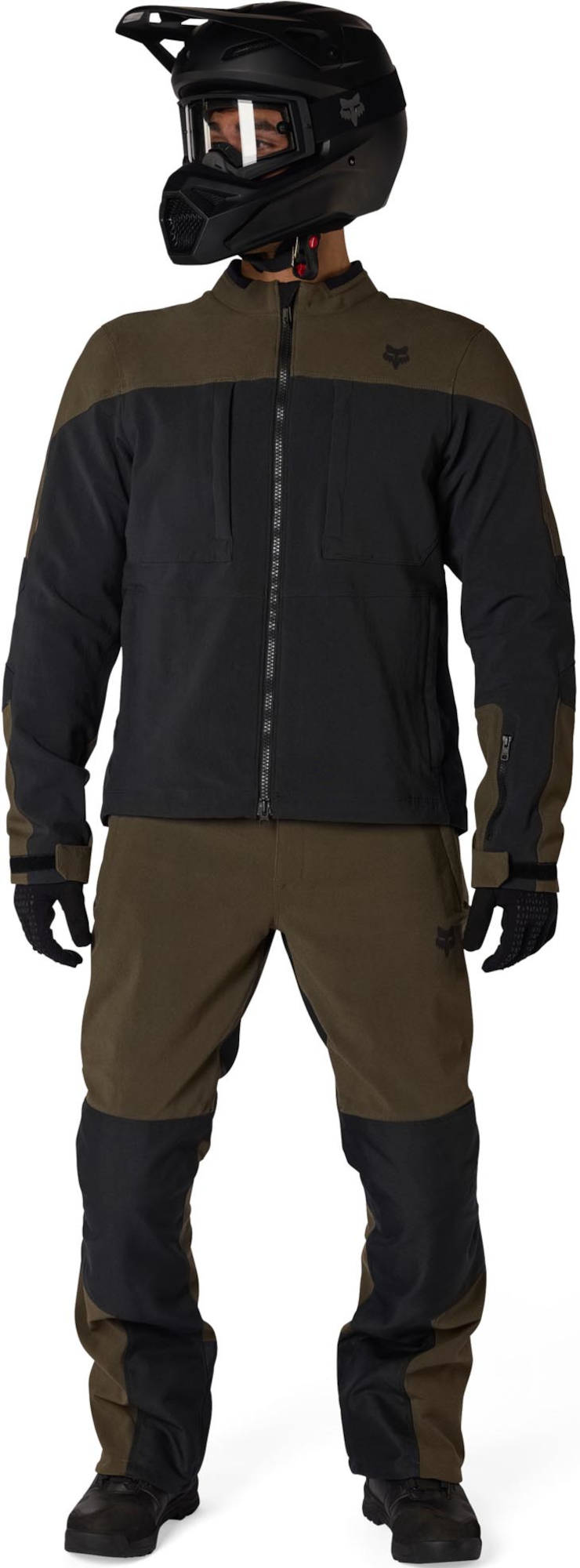 FOX Ranger Air CE ADV Veste de motocross Vert militaire M Figure 7