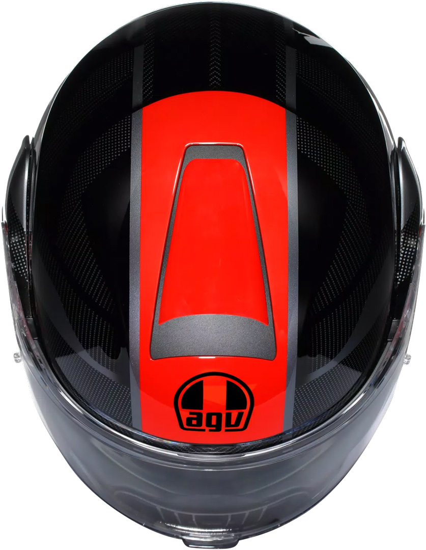 AGV Streetmodular Ledro 2.0 Hjelm sort/rød S (55/56) Figur 7