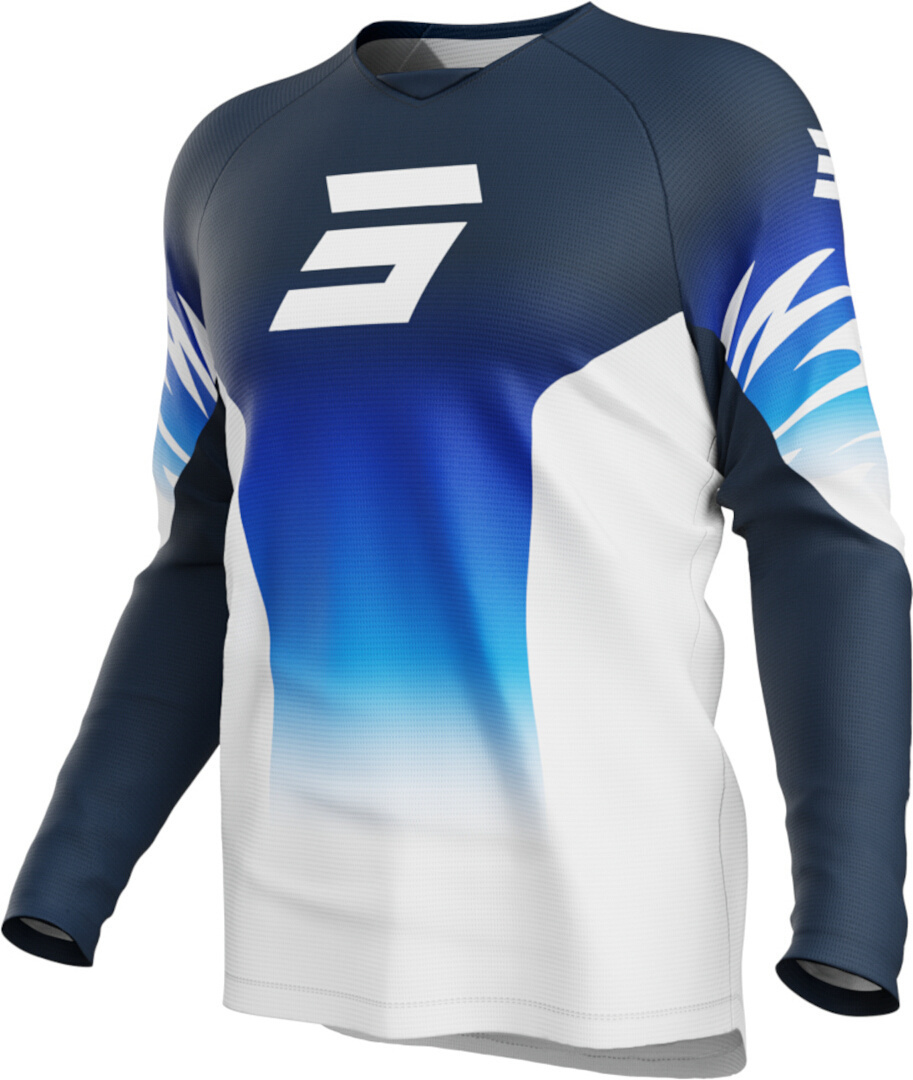 Shot Devo X-Trem Motokrosový dres modrobílá XL Obrázek 1