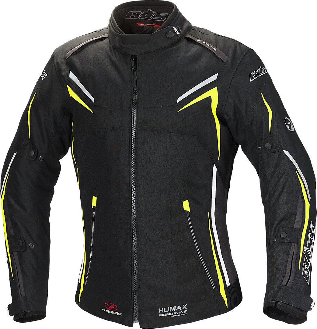 Büse Mugello Giacca tessile da donna Giallo neon 38 Figura 1