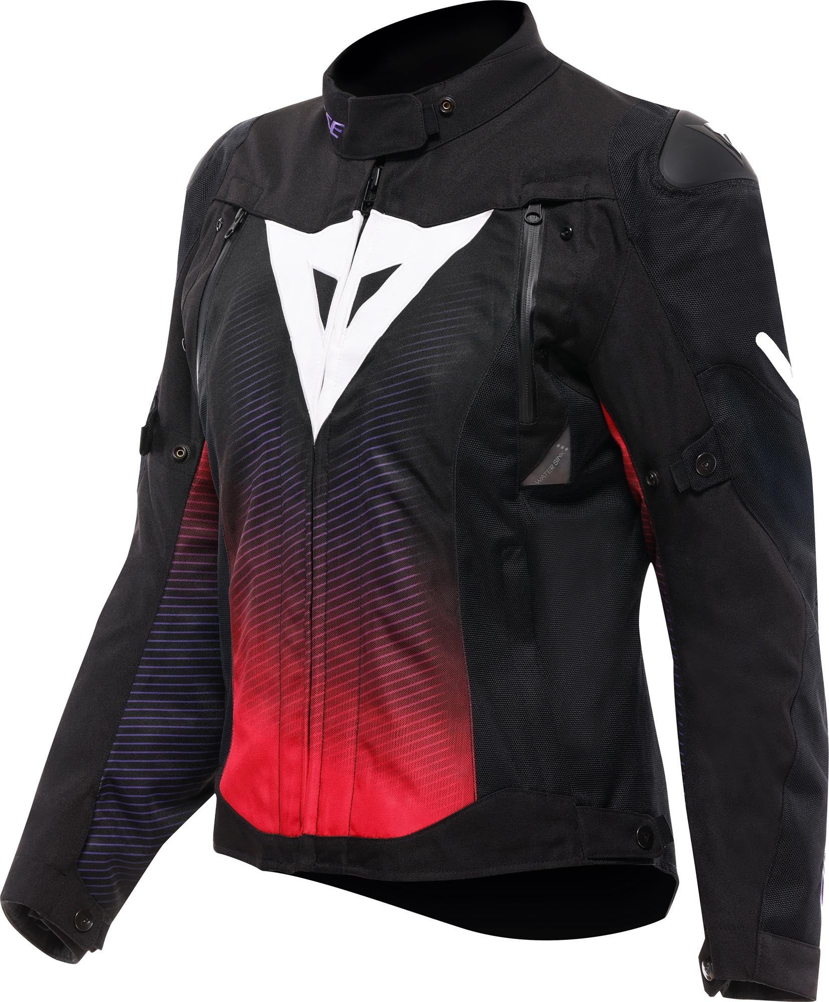 Dainese Super Sprint D-Dry impermeabile Giacca Moto Da Donna nero/rosa 46 Figura 1