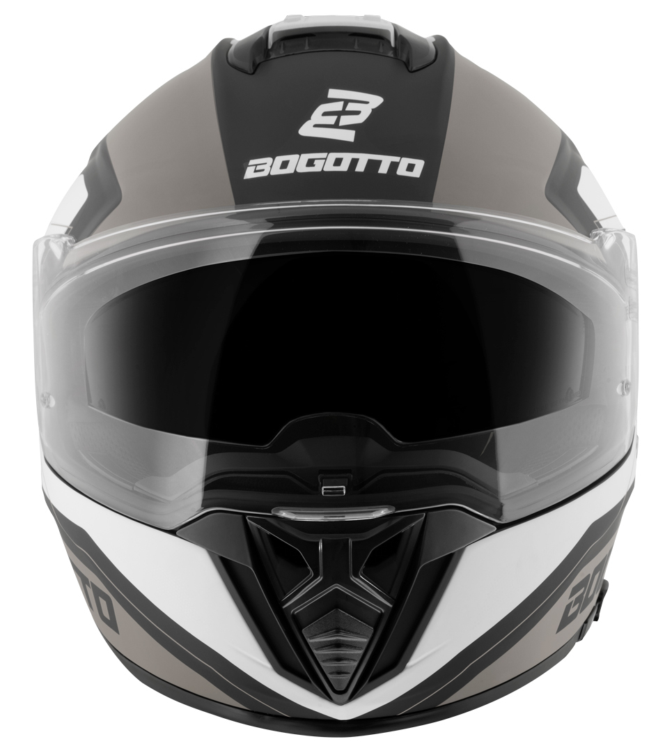 Bogotto FF122 BGT Helm grau/weiß L Abbildung 4