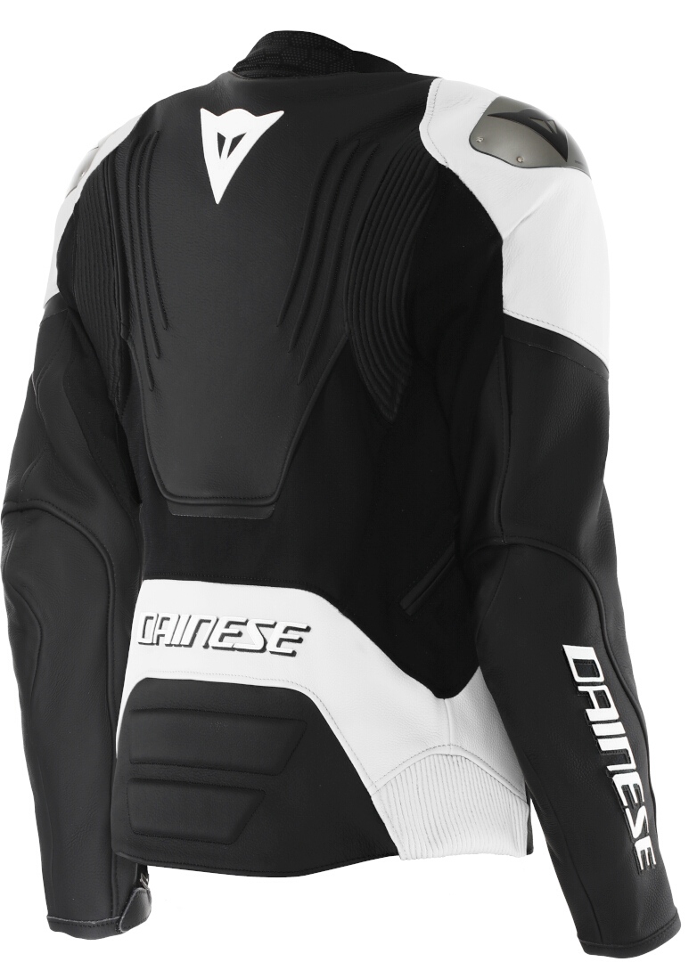 Dainese Racing 5 2.0 Ladies Motorcycle Leather Jacket black/white 50 Figure 2