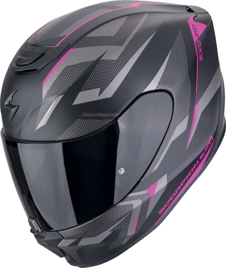 Scorpion EXO-391 Aaxo Casco nero opaco/rosa M (57/58) Figura 1