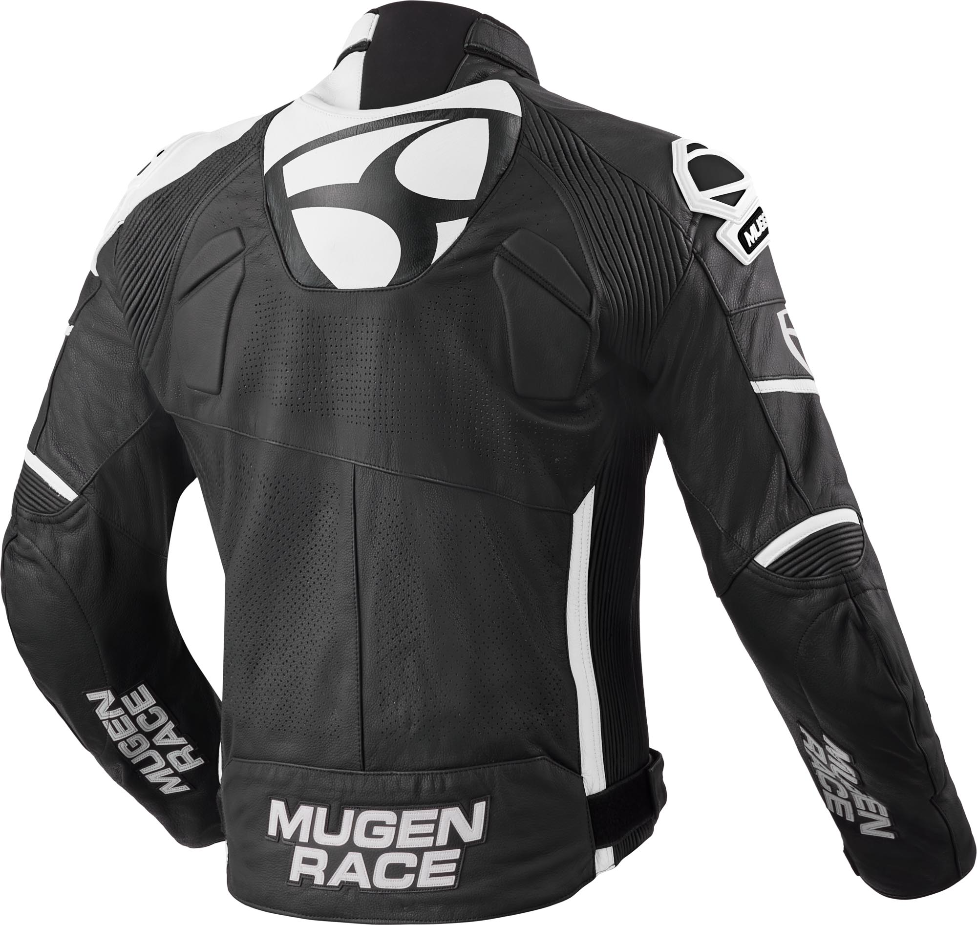 MUGENRACE Aggressore Motorcycle Leather Jacket black/white 54 Figure 2