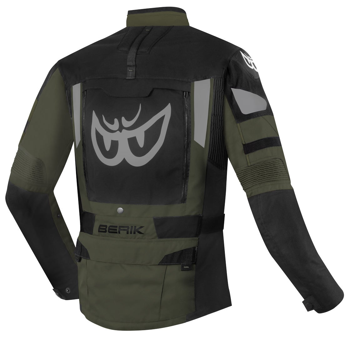 Berik Dakota veste textile de moto imperméable 3 en 1 noir/vert 56 Figure 2