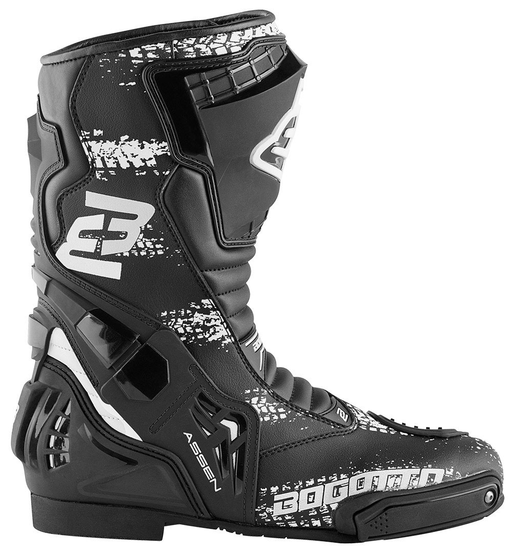 Bogotto Assen Evo Motorcycle Boots black/white 40 Figure 2