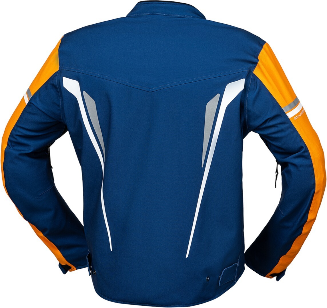 IXS TS-Pro ST+ waterproof Motorcycle Textile Jacket blue/orange M Figure 2