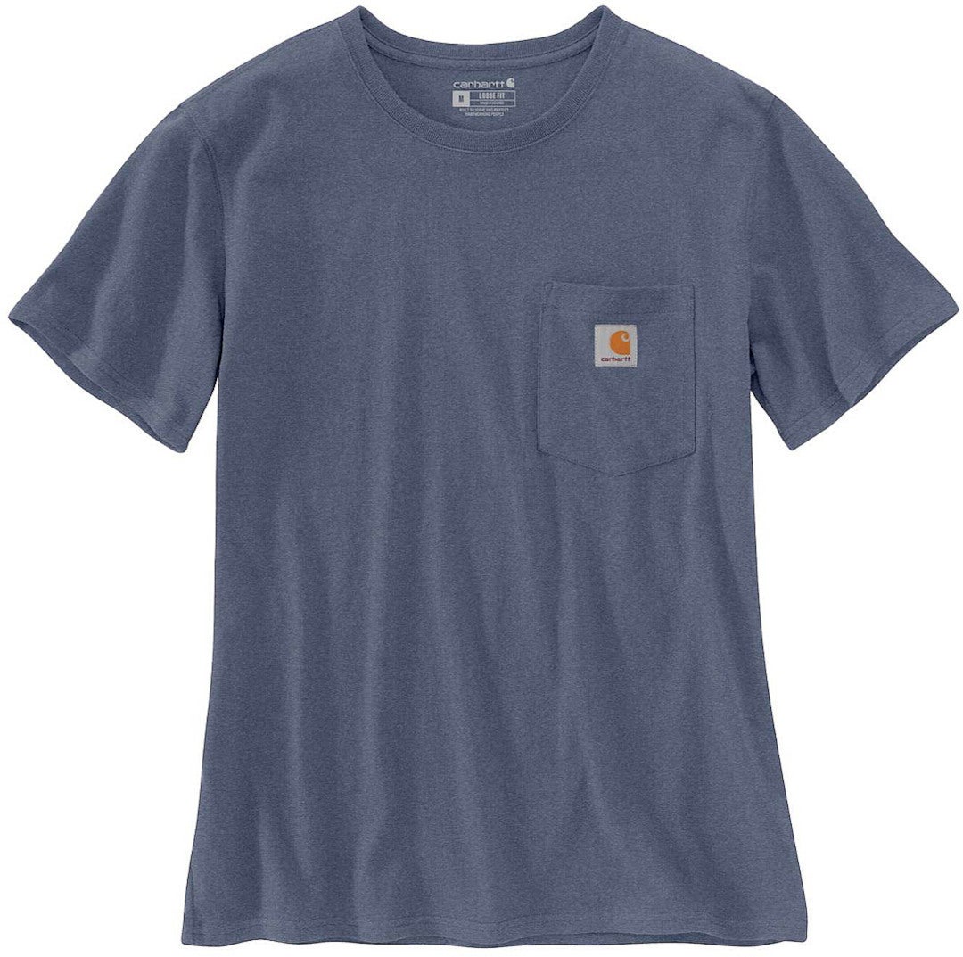 Carhartt Workwear Pocket Dame T-Shirt blå/grå S Figur 1