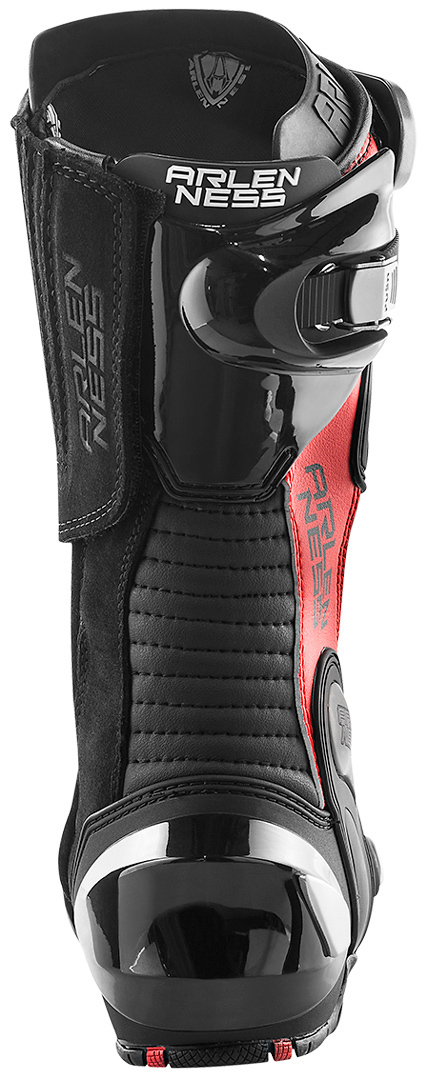 Arlen Ness Xaus Replica Motorcycle Boots black/red/white 45 Figure 4