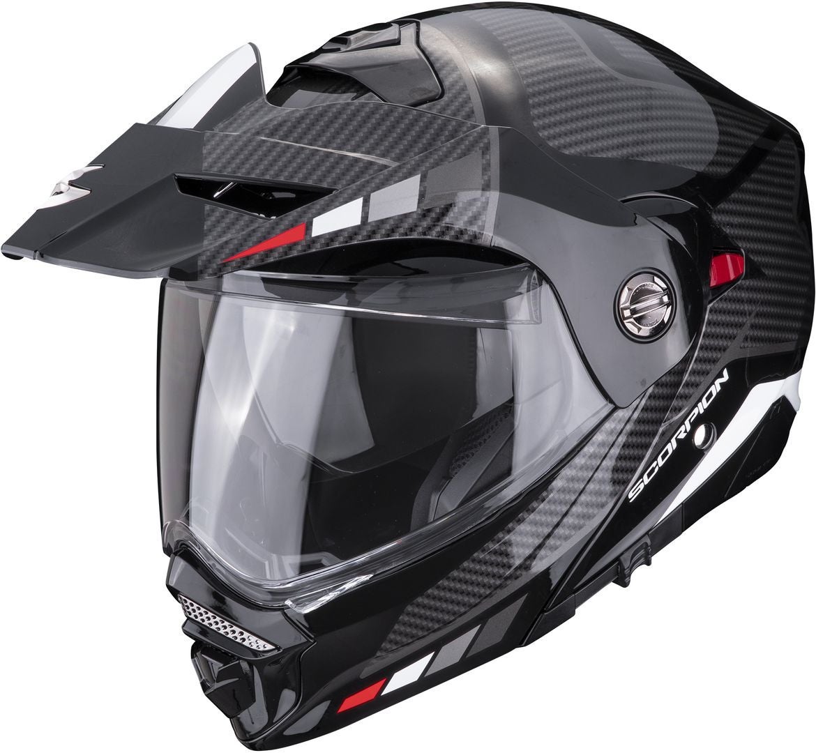 Scorpion ADX-2 Camino Klapphelm schwarz matt/rot M (57/58) Abbildung 1