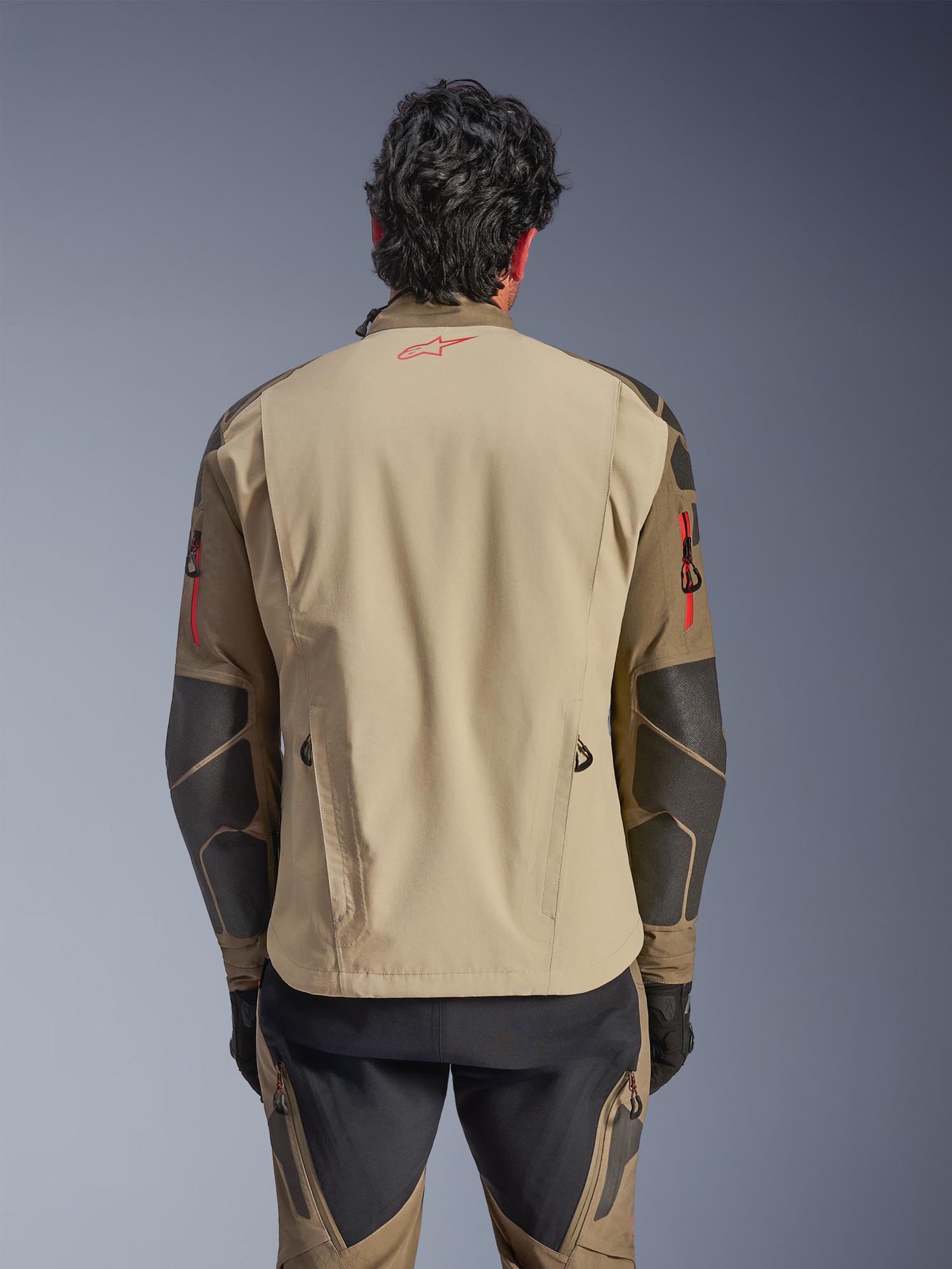 Side view of Alpinestars Nazca 3L Gore-Tex Pro waterproof Motorcycle Textile Jacket
