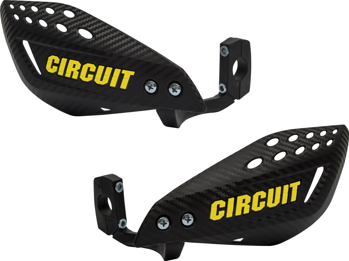Circuit Equipment VECTOR Guarda de Mão carbono/amarelo Figura 1