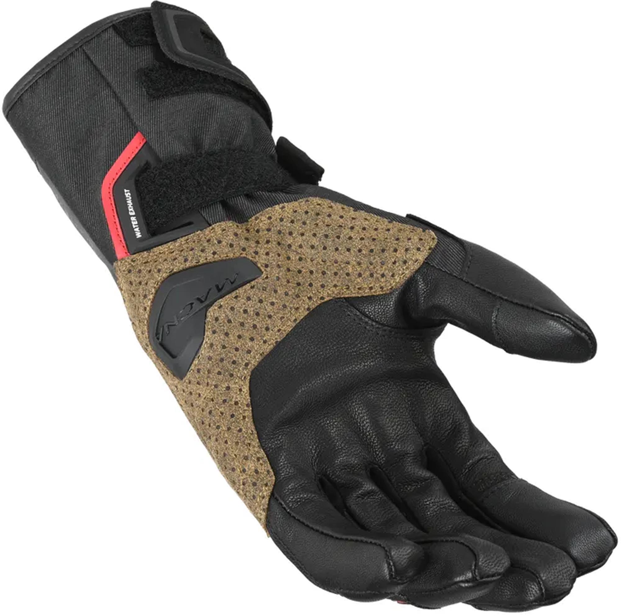 Macna Terra 2.0 RTX wasserdichte Motorrad Handschuhe schwarz/braun L Abbildung 2