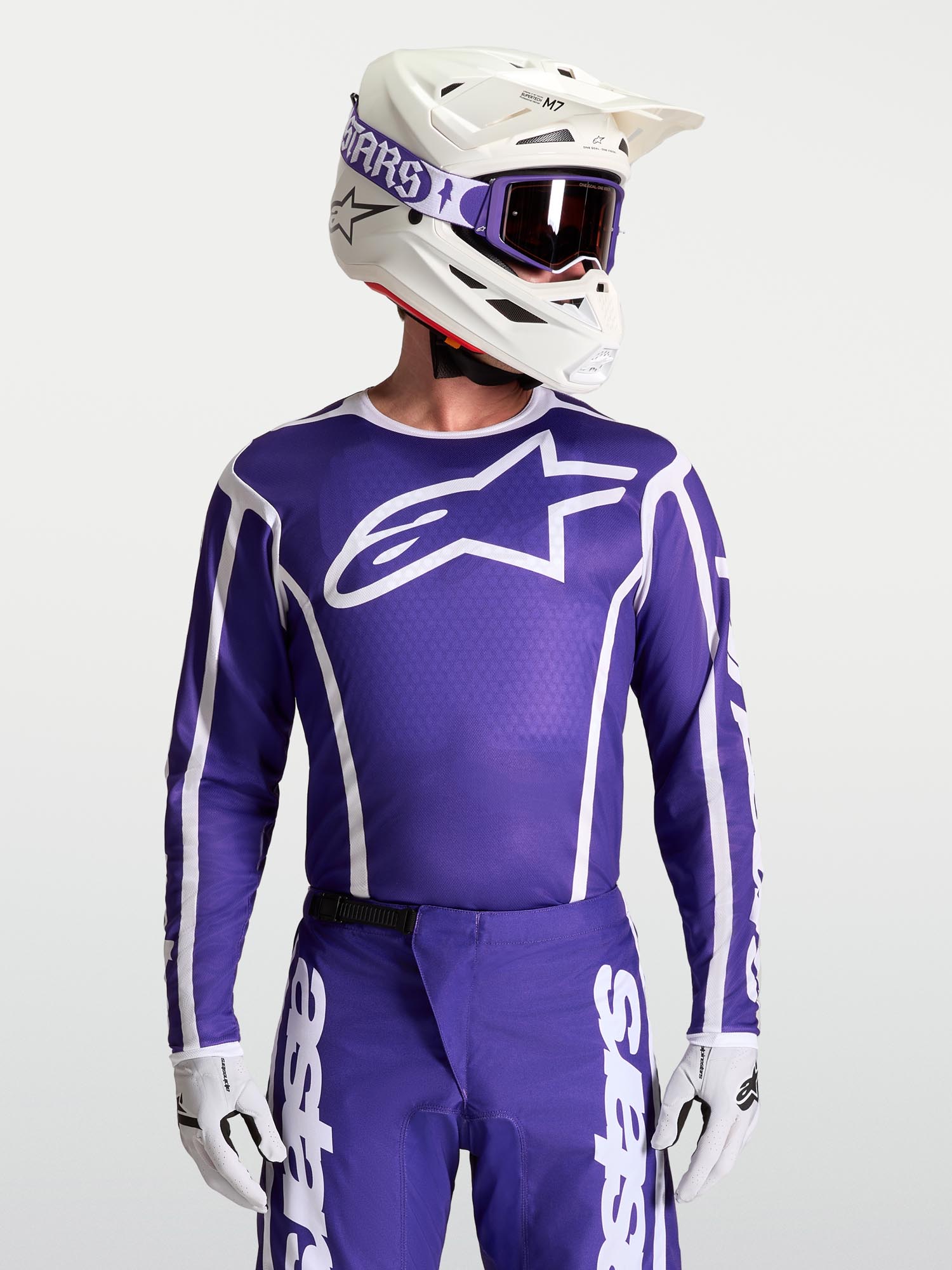 Alpinestars Fluid Apex V2 Motokrosový dres modrobílá M Obrázek 7
