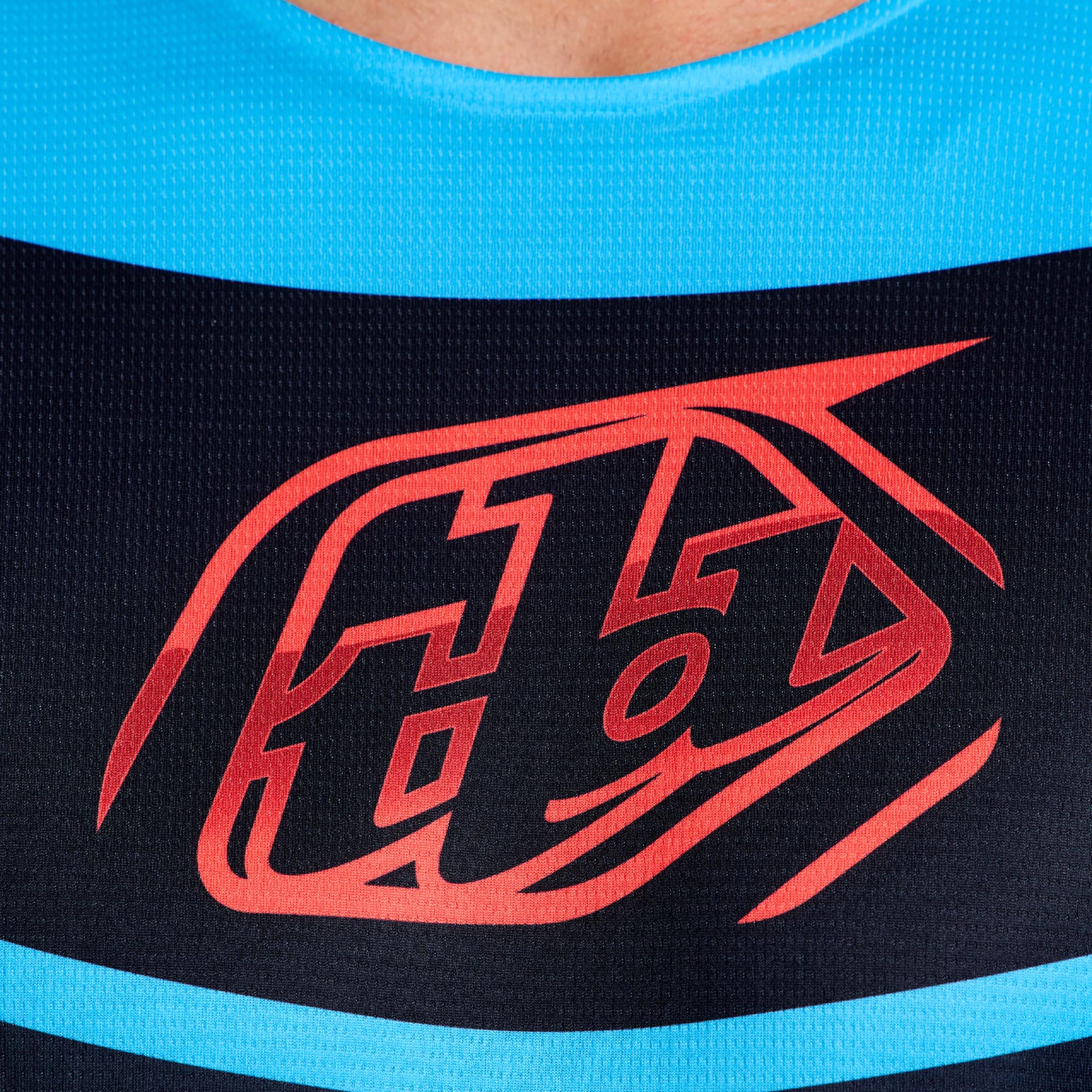 Troy Lee Designs GP Pro Framework Motocross-trøye Lilla/Akvamarin XXL Figur 4