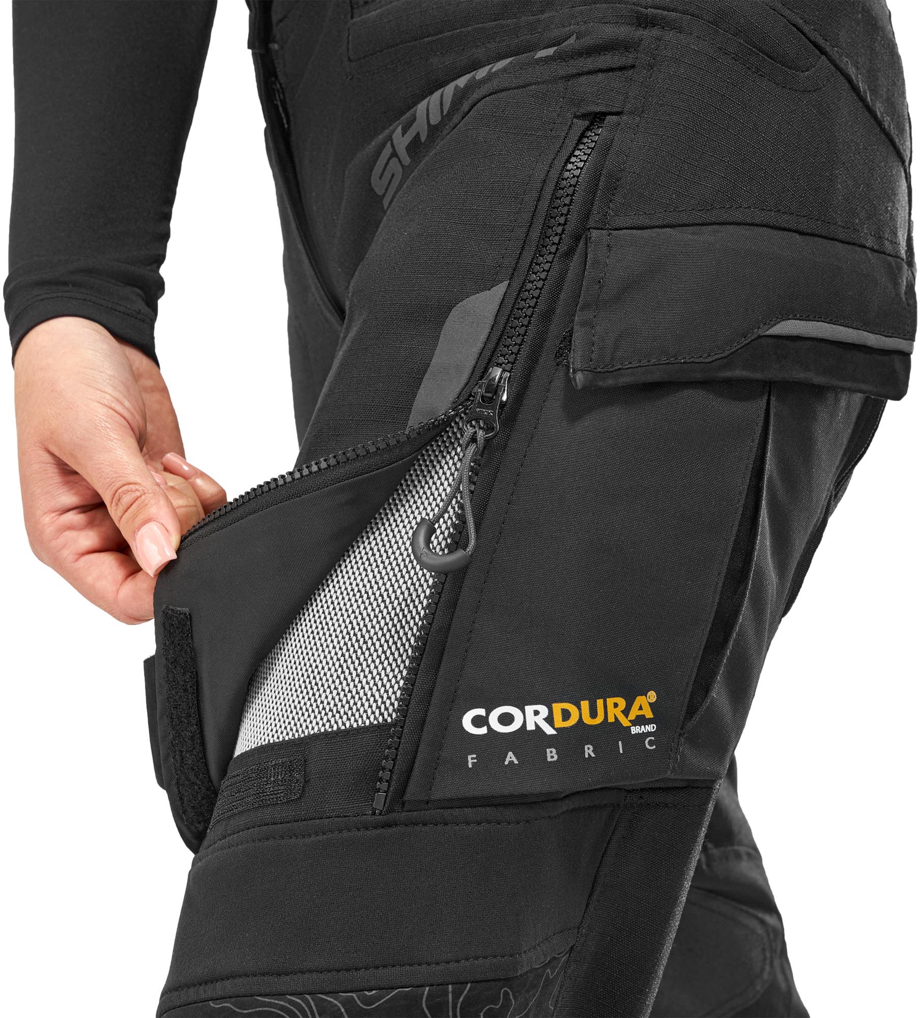 SHIMA Tracker Pantalon textile moto pour dames noir M Figure 8