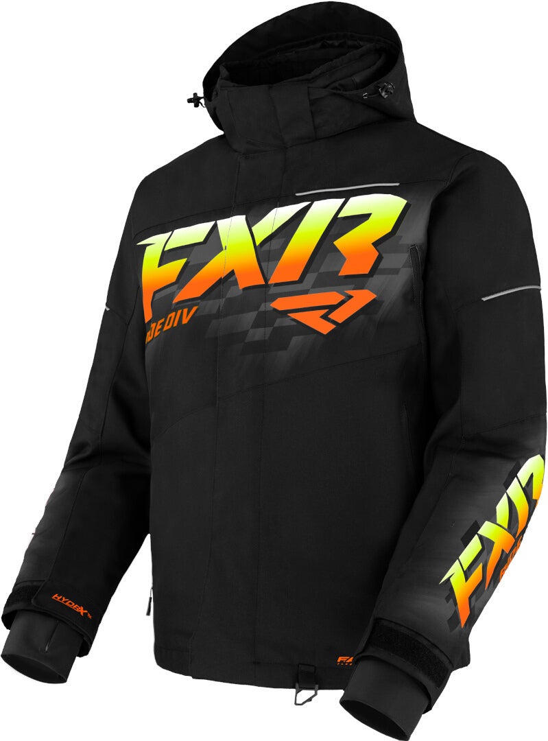 FXR Fuel 2023 Snowmobile Jacket black/orange 3XL Figure 1
