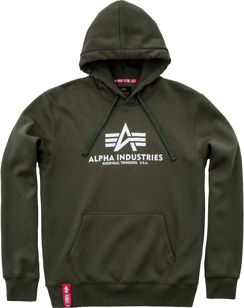 Alpha Industries Basic Hoodie oliva L Figura 1