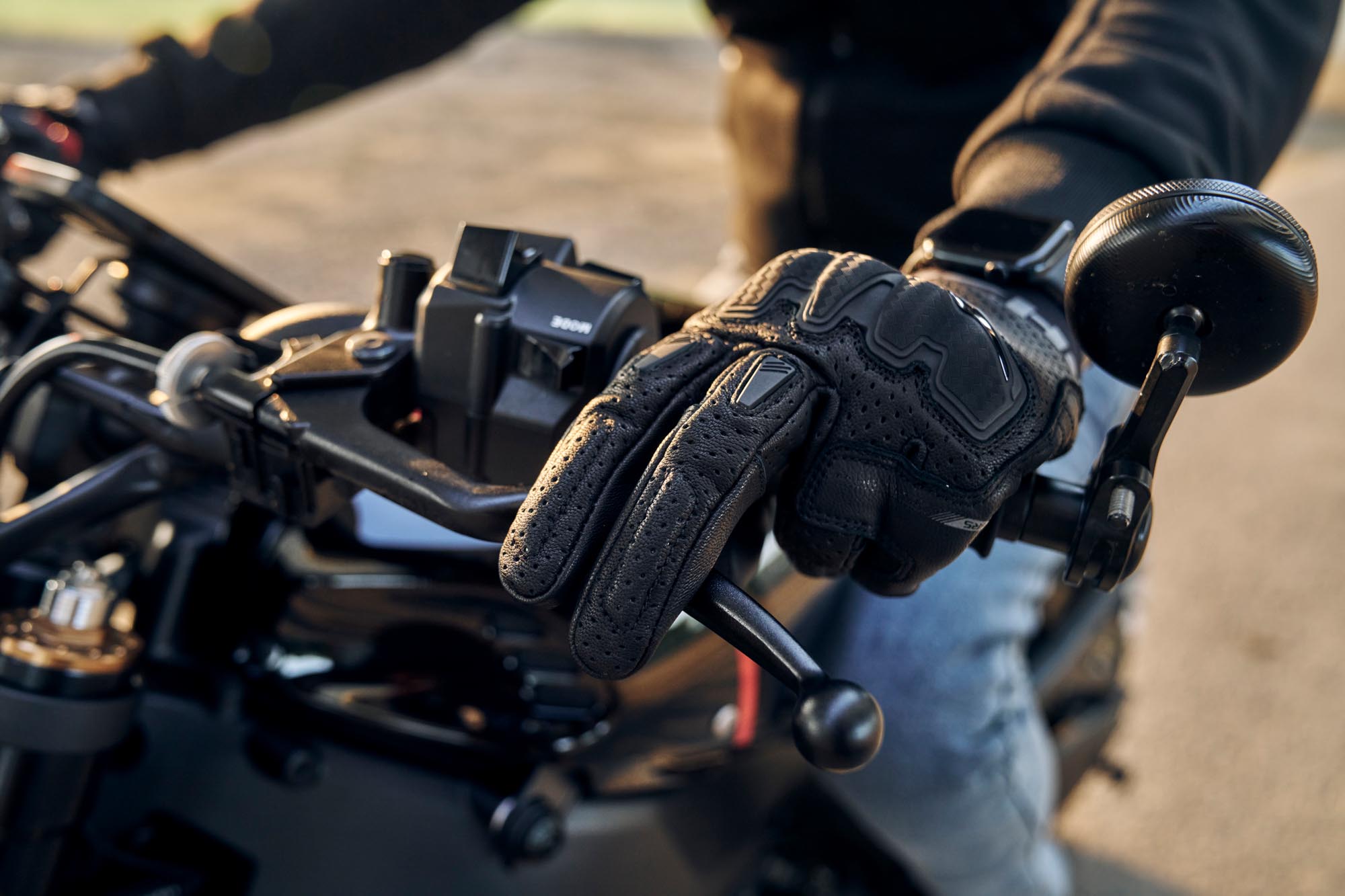 Richa Stradale AP-X 摩托车手套 黑色 XL 图3