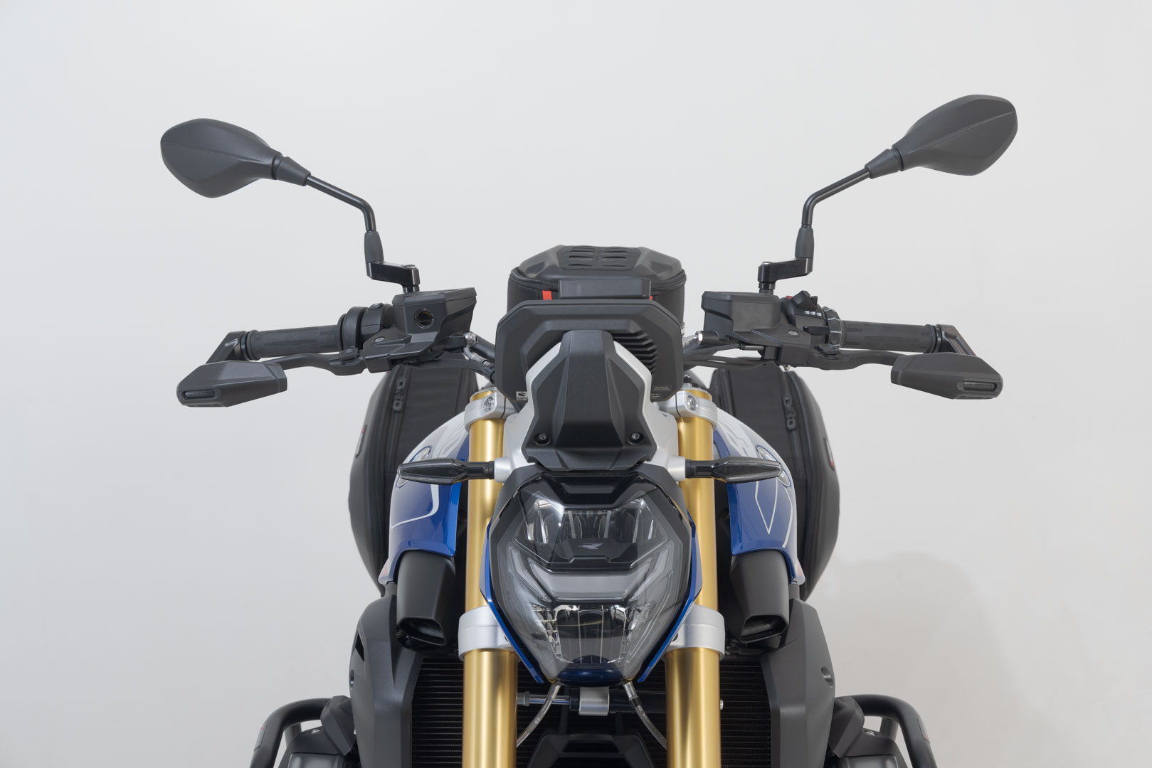 Protecții SW-Motech cu protecție împotriva vântului - Negru. Modele BMW. Figura 2