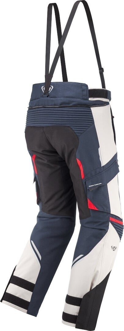 Ixon Midgard C waterproof Motorcycle Textile Pants grey/blue C-6XL Figure 2