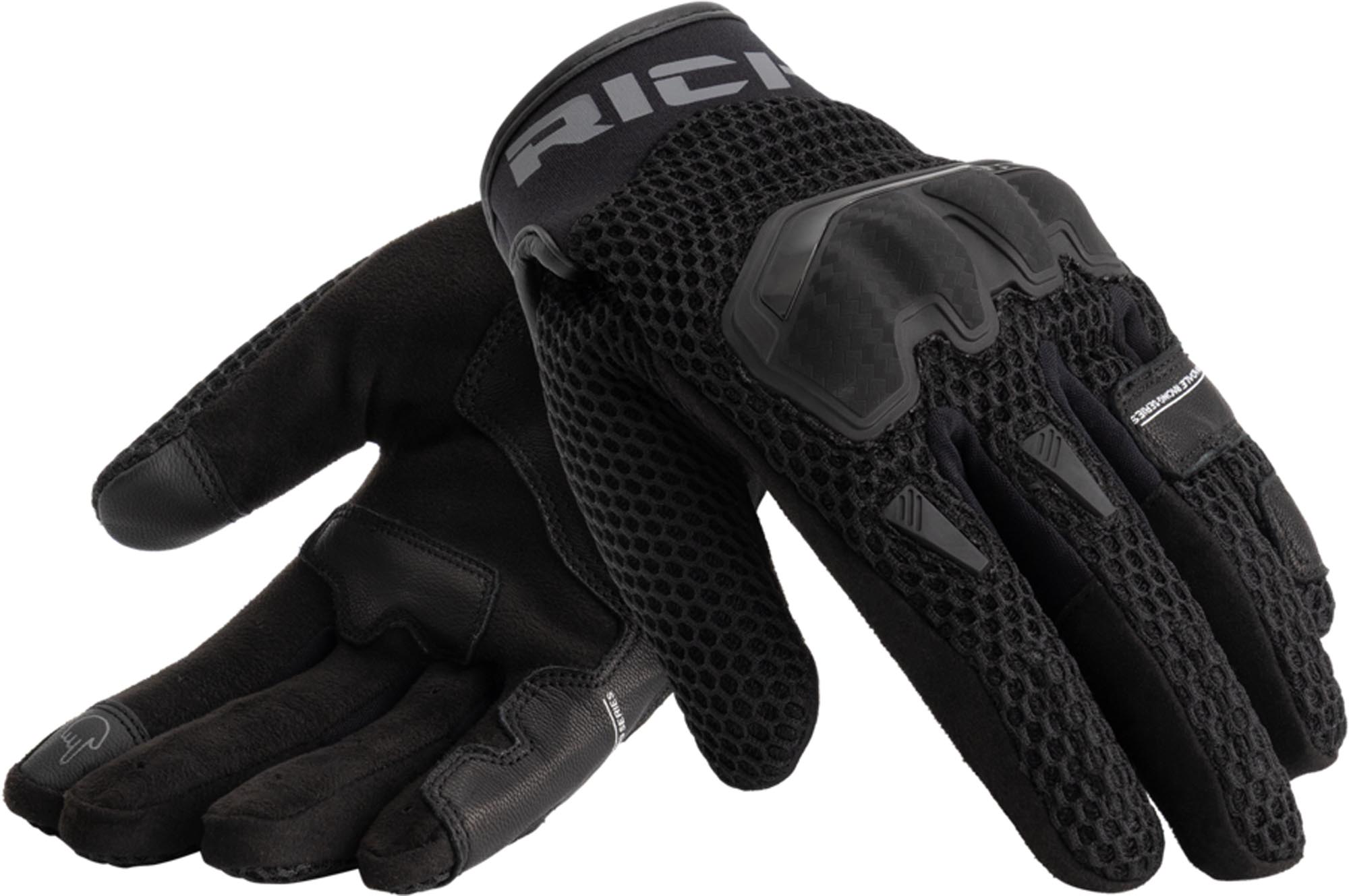 Richa Stradale AP-X Mesh Motorcykelhandsker Sort M Figur 1