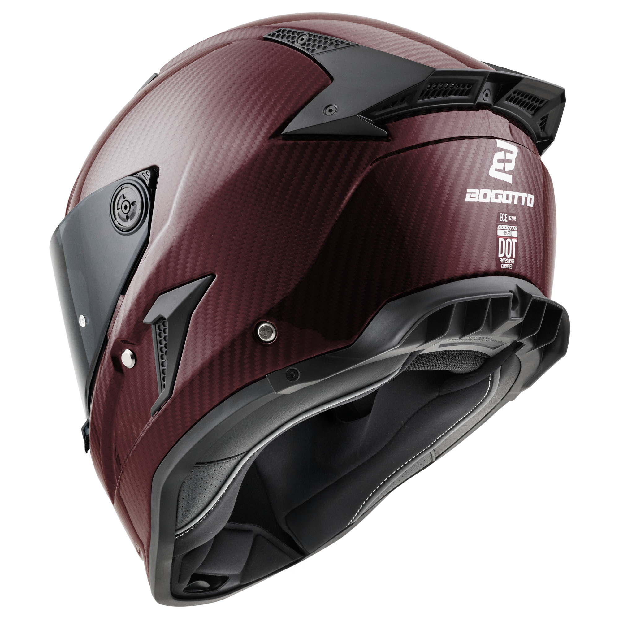 Bogotto Rapto Carbon Casco rosso M Figura 5