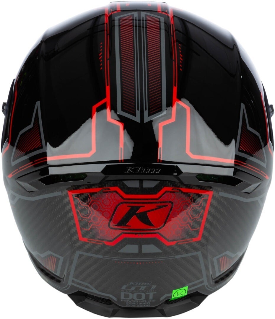 Klim GT1 Expedition Carbon Klapphelm schwarz/rot XS (53/54) Abbildung 4