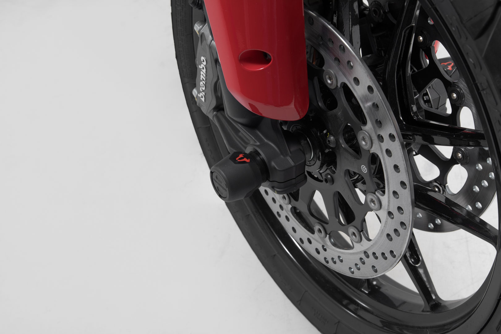 Set SW-Motech Slider pentru puntea față - Negru. Ducati Multistrada V4 / Hypermotard 950. Figura 4
