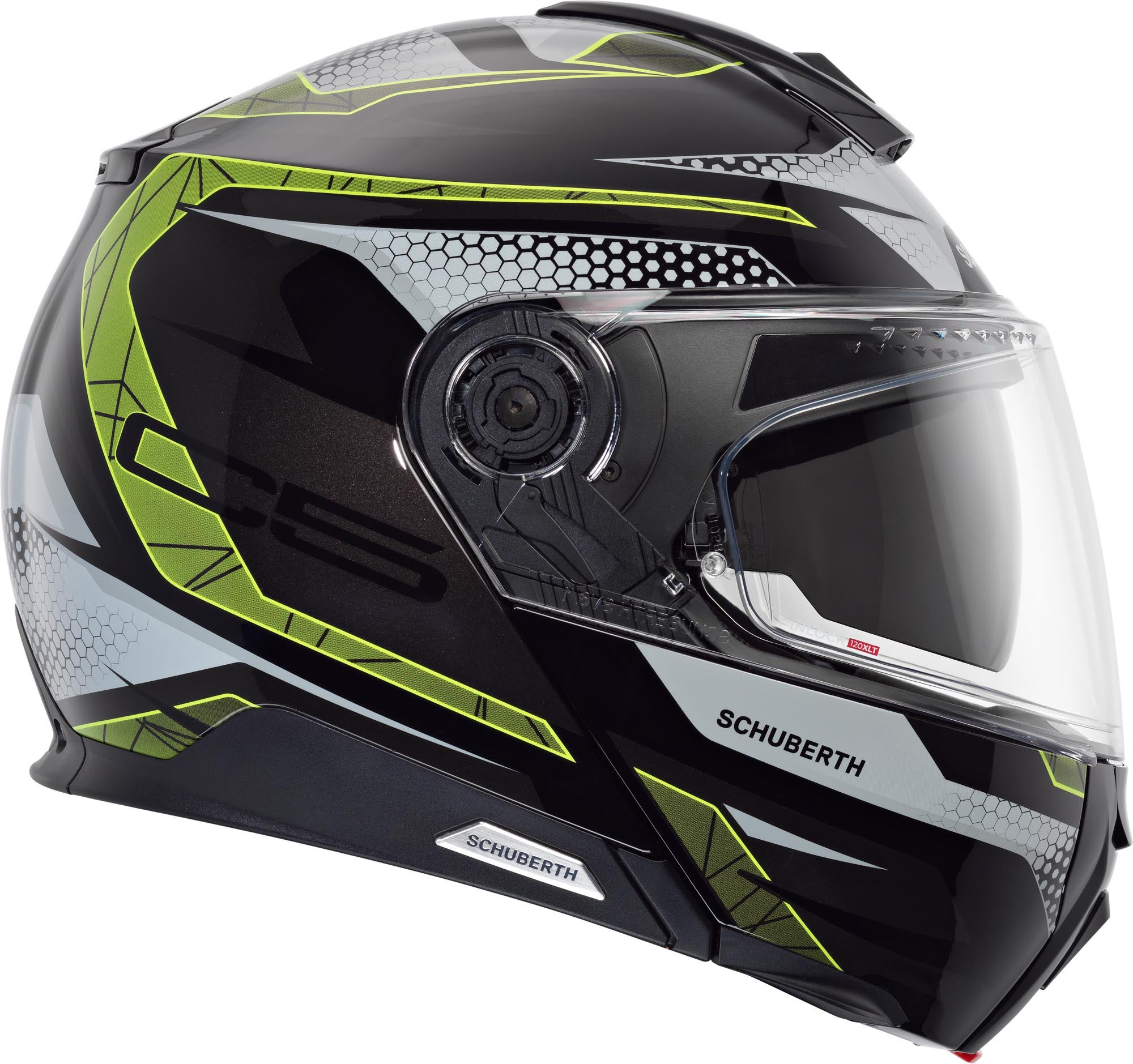 Schuberth C5 Velocity Hjälm gul XS (53) Figur 4