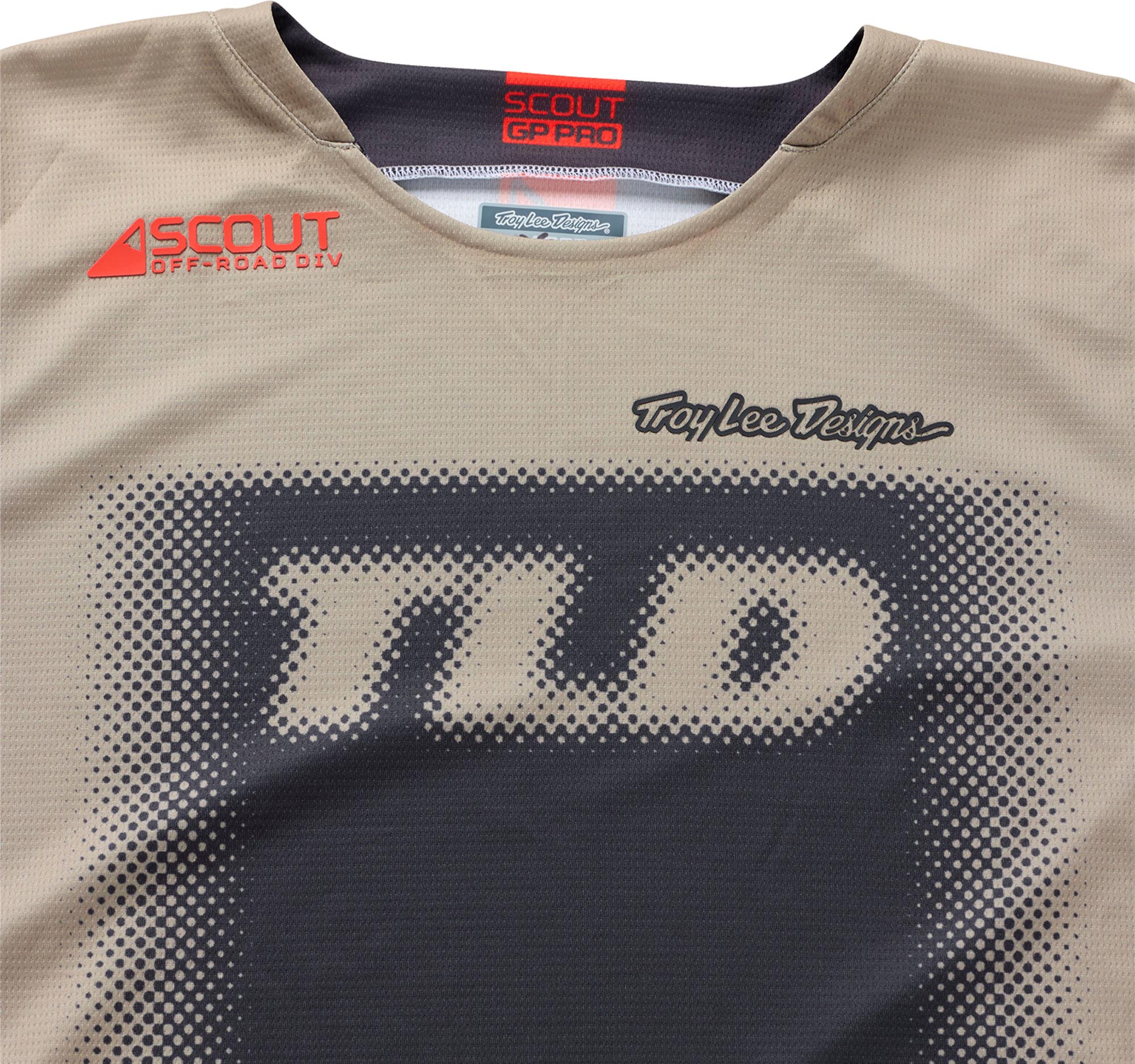 Troy Lee Designs Scout GP Pro Fade Out Tricou de motocross Nisip 2XL Figura 3