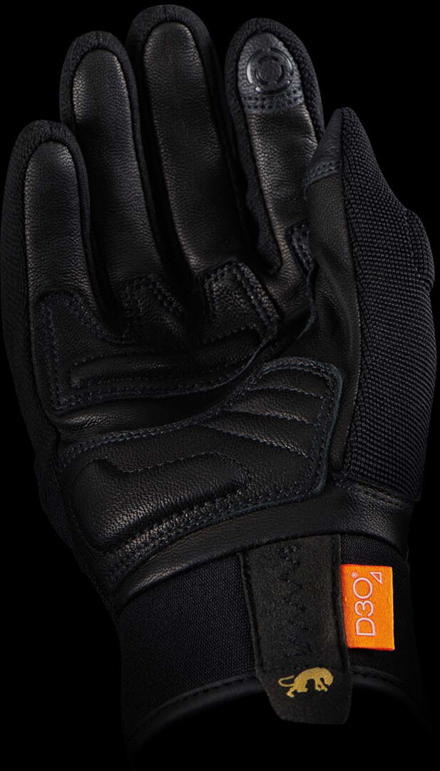 Furygan Jet D3O Mănuși pentru motociclete pentru doamne Negru/Auriu XS Figura 5