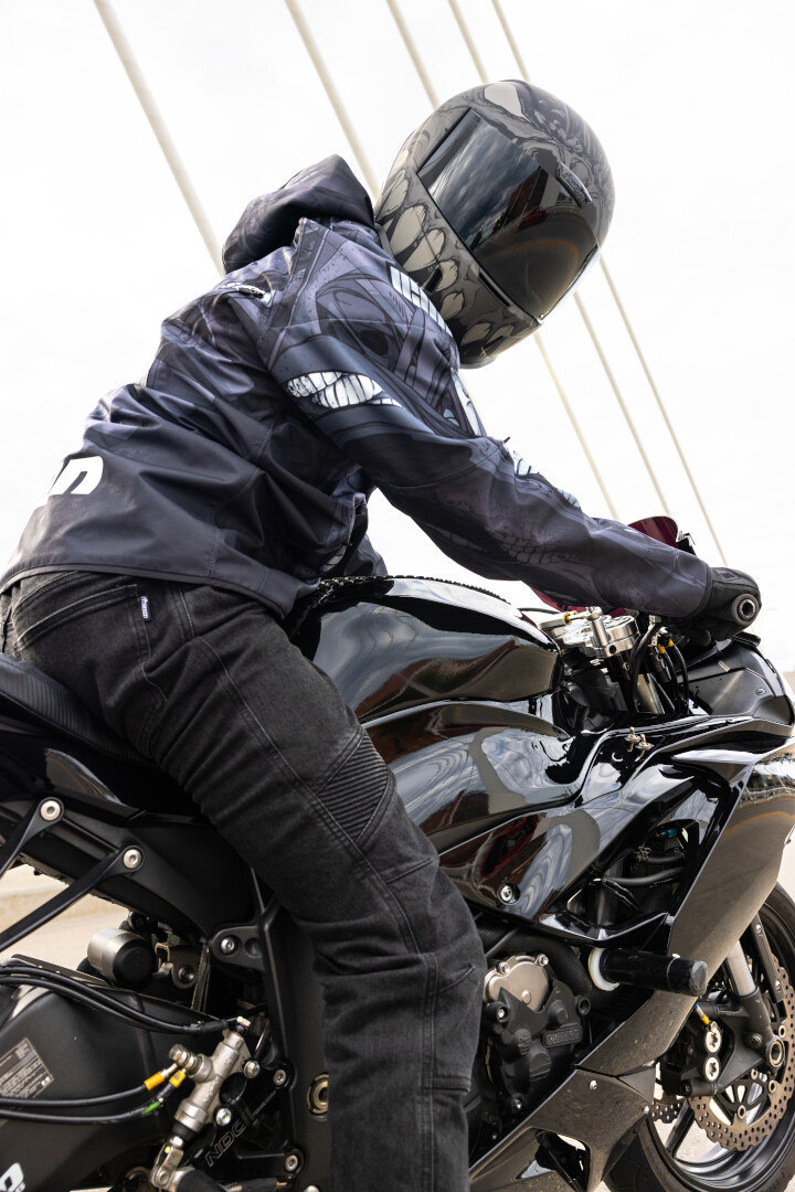 Icon Airform Manik'R Motorcycle Textile Jacket grey/black 3XL Figure 3