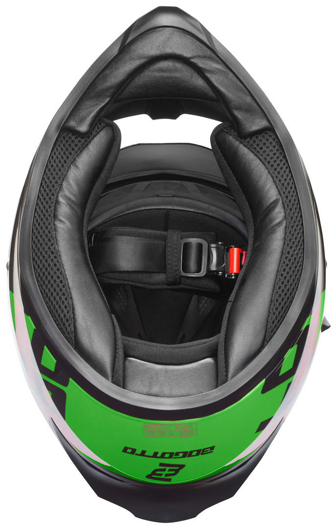 Bogotto V128 BG-X Cască Negru/Verde 2XL Figura 4
