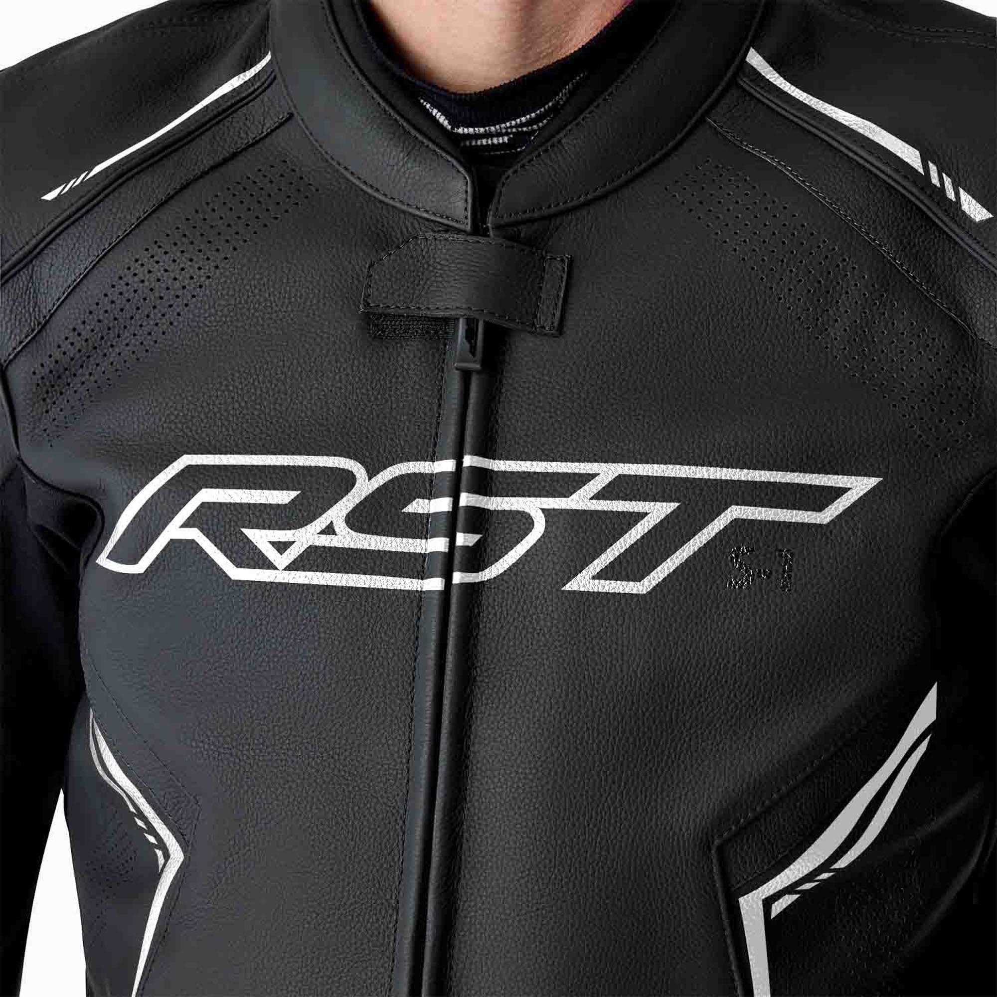 RST S1 D3O perforierte Motorrad Lederjacke schwarz/weiß 56 Abbildung 4