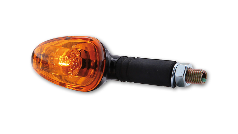 HIGHSIDER Smart Little Duke Lampa Indikator Kropp Svart / Lins Orange (Par), Fram & Bak Figur 5