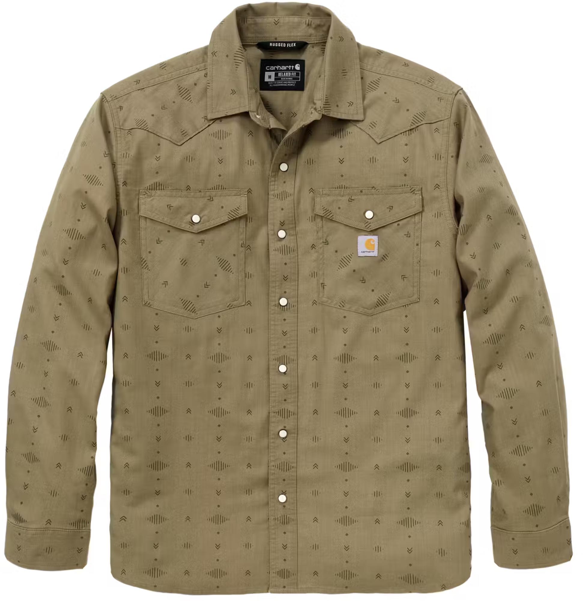 Carhartt Montana Bozeman Relaxed Plaid Tröja Khaki 2XL Figur 1