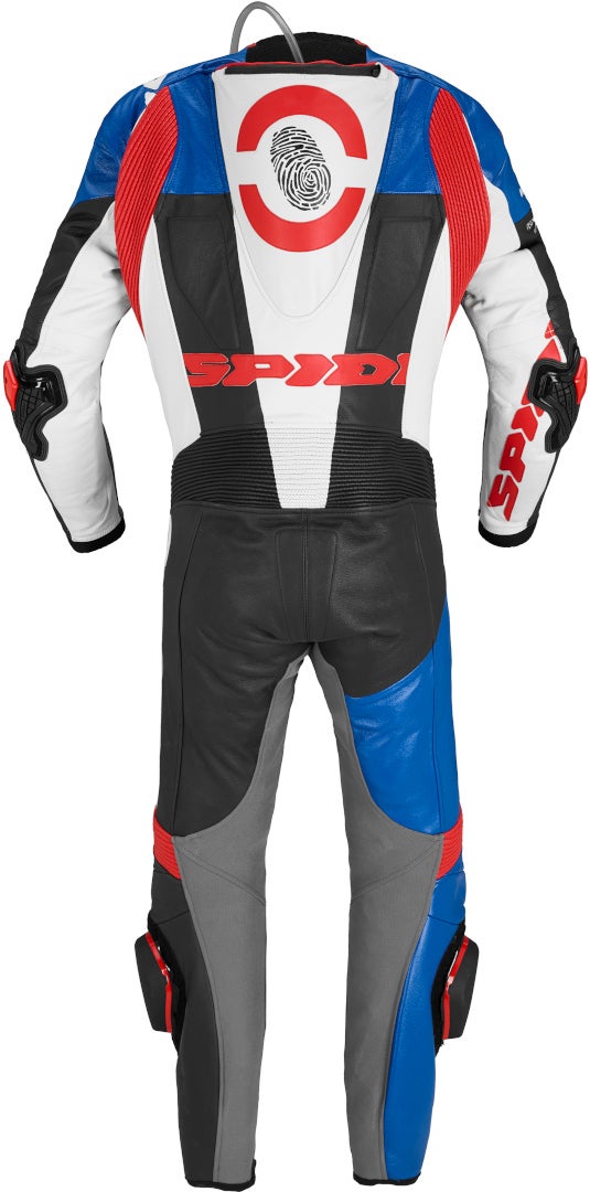 Spidi DP-Progressive Perforated Pro One Piece Motorcycle Leather Suit black/red/blue 58 Figure 3