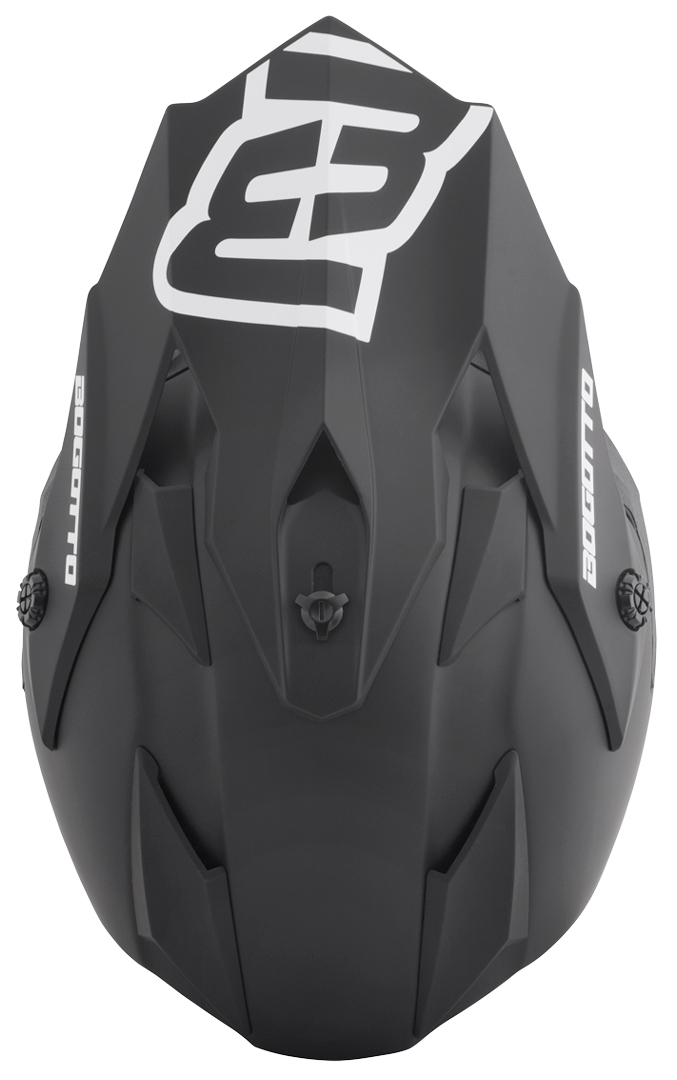 Bogotto V328 Cască de motocross din fibră de sticlă negru XL Figura 4