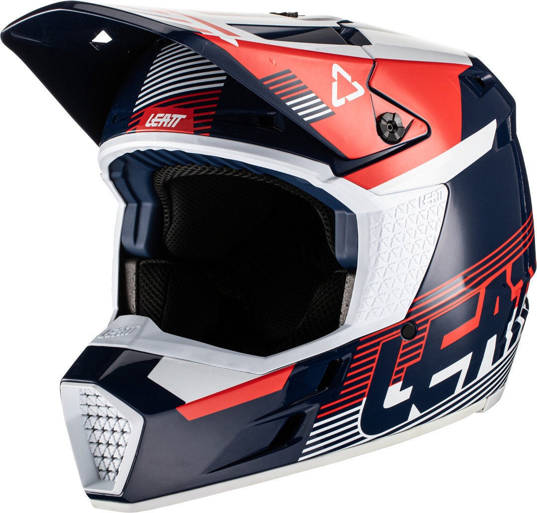 Leatt Moto 3.5 V.22 Motocross Helmet blue/red/white L (59/60) Figure 3