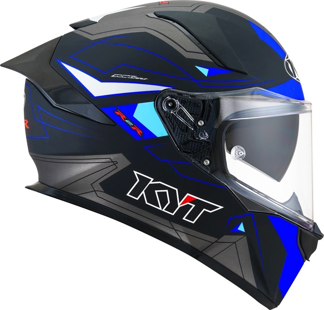 KYT R2R Led Helm schwarz matt/blau M (57/58) Abbildung 6
