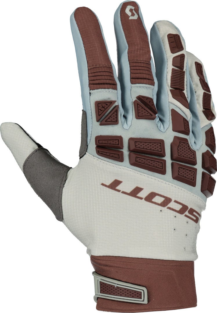 Scott X-Plore Pro Luvas de Motocross Cinza/Marrom 2XL Figura 1