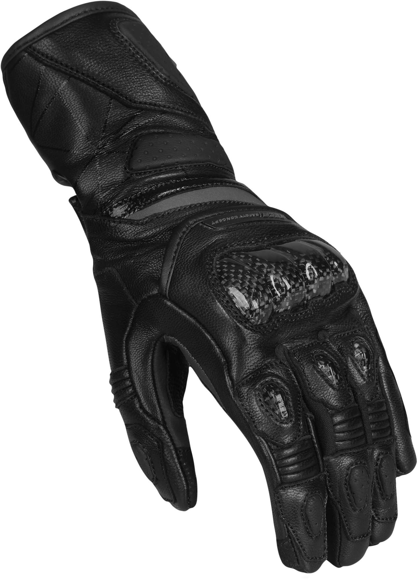 Seca Atom Ladies Motorcycle Gloves black S Figure 2