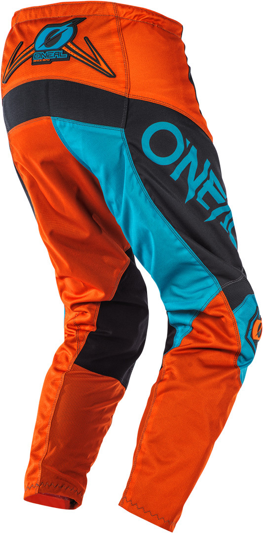 Oneal Element Factor Pantaloni Motocross Arancione/blu 30 Figura 2