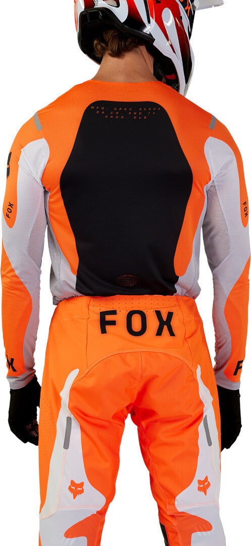 FOX Flexair Magnetic Motocross Jersey orange/schwarz/weiß M Abbildung 6