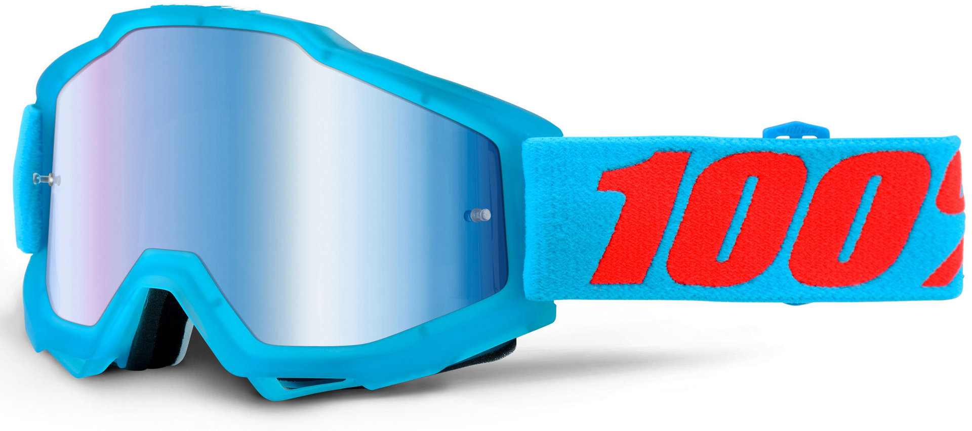 100% Accuri Extra Ochelari de motocross Albastru deschis Figura 1