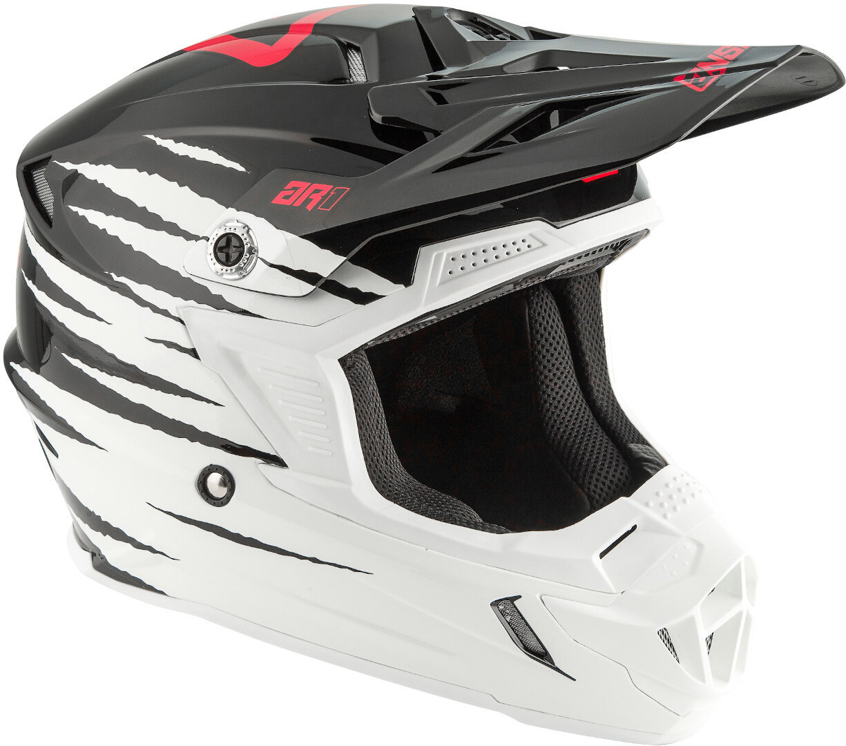 Answer AR-1 Pro Glow Motokrosová přilba bílá/černá S (54/56) Obrázek 2