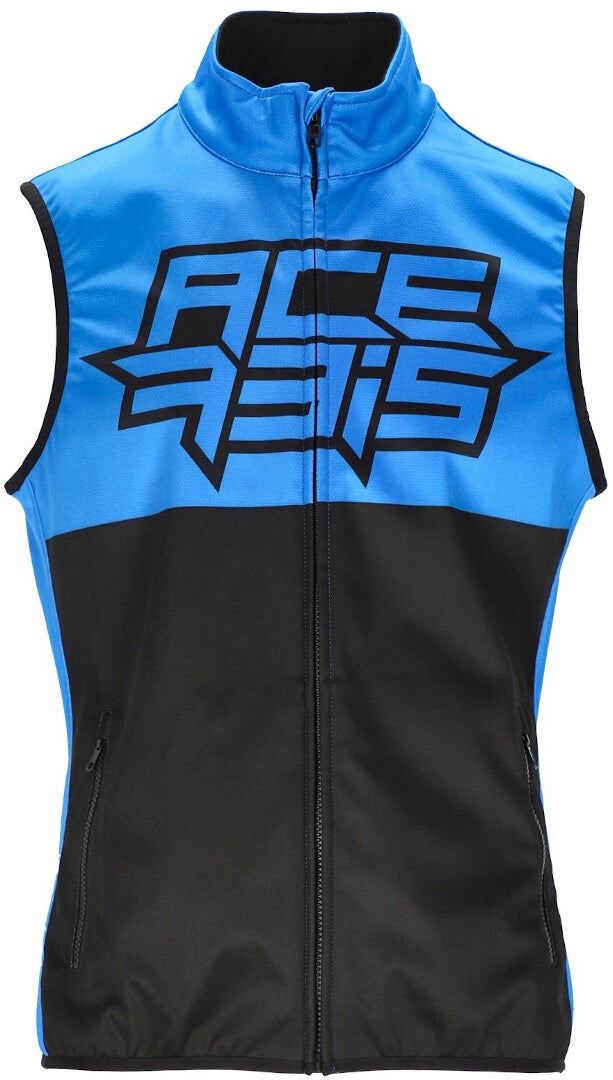 Acerbis Linear Softshell waterproof Motocross Vest black/blue XXL Figure 3